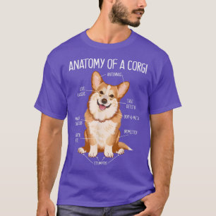 Anatomy Of A Corgi, Gifts For Dog Lovers, Funny Do T-Shirt