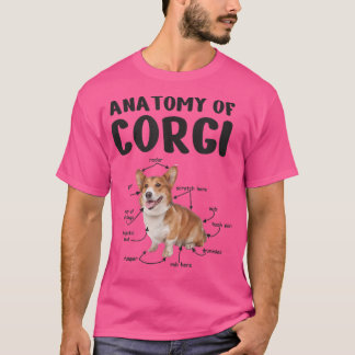 Anatomy Of A Corgi, Gifts For Dog Lovers, Funny Do T-Shirt