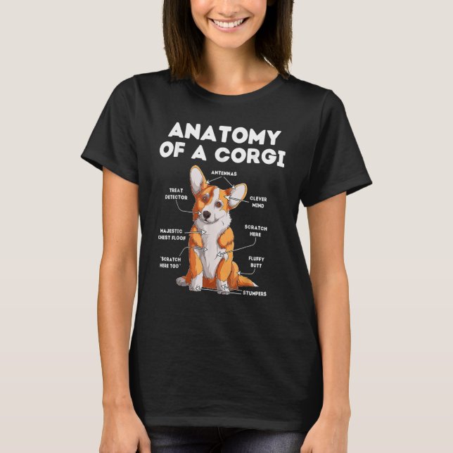 Anatomy of a Corgi T-Shirt (Front)