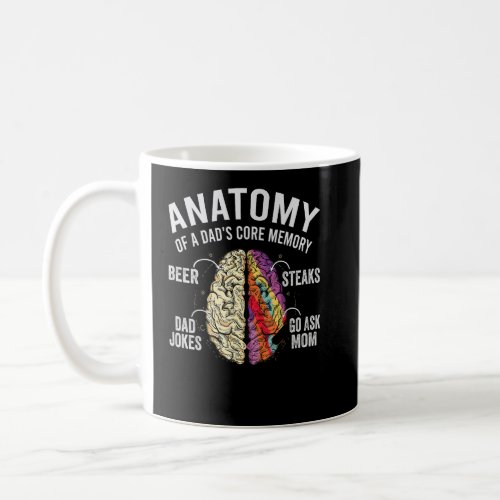 Anatomy Of A Dad s Core Memory   Father  Beer Stea Coffee Mug