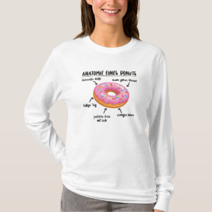 Anatomy Of A Donut Sweet Delicious Donut T-Shirt