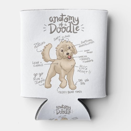 Anatomy of a Doodle Dog Can Cooler