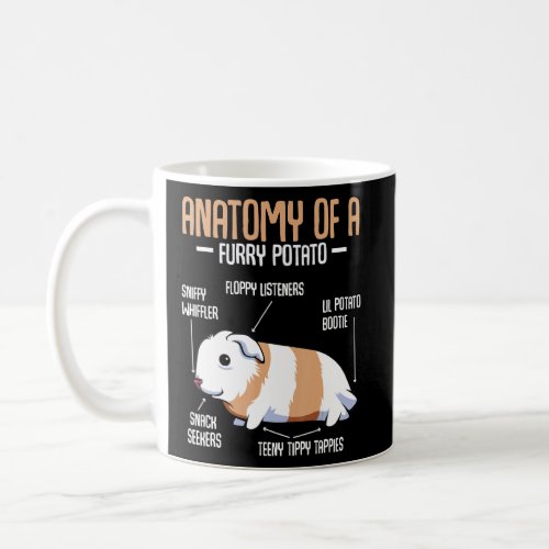 Anatomy Of A Furry Potato Guinea Pig Household Pet Coffee Mug