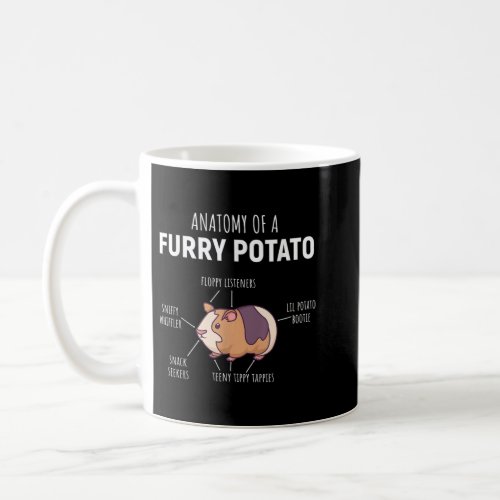 Anatomy Of A Furry Potato Guinea Pig Lover Gift   Coffee Mug