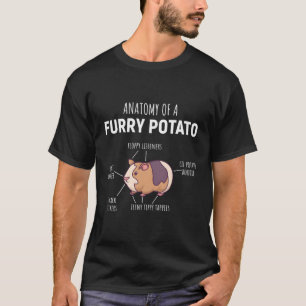 Anatomy Of A Furry Potato Guinea Pig T-Shirt