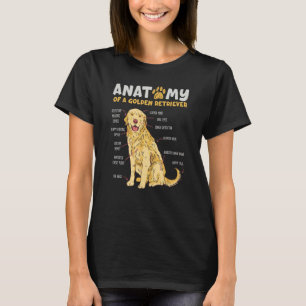 Anatomy Of A Golden Retriever For Dog Owners T-Shirt