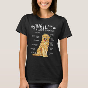 Anatomy Of A Golden Retriever T-Shirt