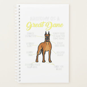 Anatomy Of A Great Dane Dog Lover Planner
