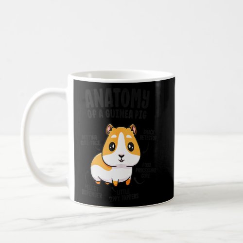 Anatomy Of A Guinea Pig  For Women Kids Furry Pota Coffee Mug