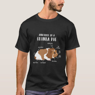 Anatomy Of A Guinea Pig Guinea Pig Gift T-Shirt