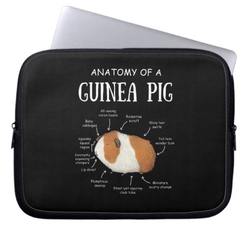 Anatomy Of A Guinea Pig Laptop Sleeve