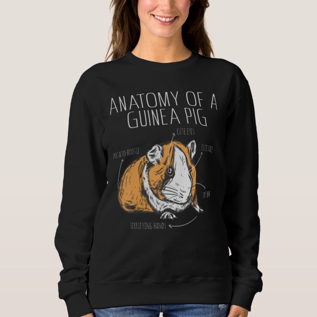 Anatomy of a Guinea Pig Sweatshirt (Front)