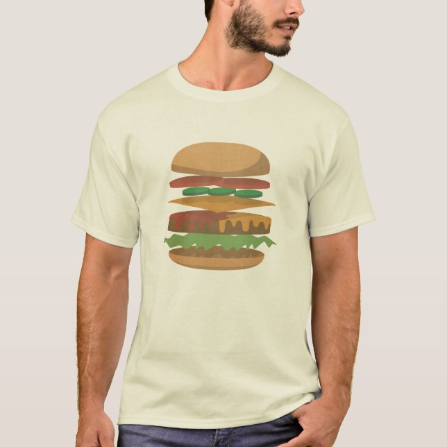Anatomy of a Hamburger T-Shirt (Front)