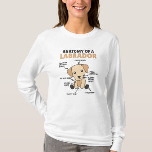 Anatomy Of A Labrador Retriever Sweet Dogs T-Shirt