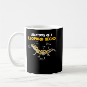 Anatomy Of A Leopard Gecko  Coffee Mug