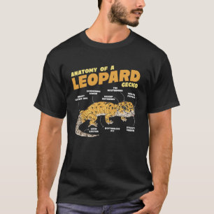 Anatomy of A Leopard Gecko Lizard T-Shirt