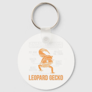 Anatomy Of A Leopard Gecko Lover Lizard Animal Rep Keychain