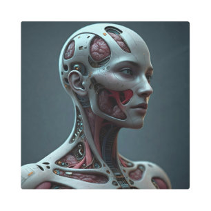 Anatomy of a Machine Metal Print