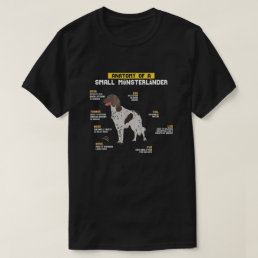 Anatomy Of A Munsterlander Breed Dog Pet Lover Gif T-Shirt
