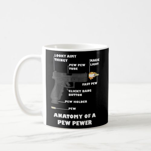 Anatomy Of A Pew Pewer Gun Weapon  Coffee Mug