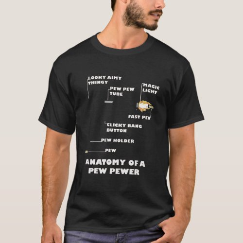Anatomy of a Pew Pewer T_Shirt