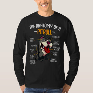 Anatomy Of A Pitbull Funny Pitbull T-Shirt