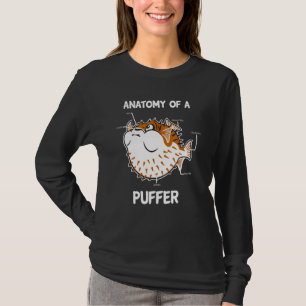 Anatomy Of A Puffer Fish Funny T-Shirt