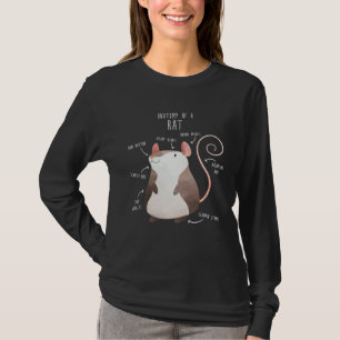 Anatomy of a Rat Cute  Fancy Pet Rodent T-Shirt