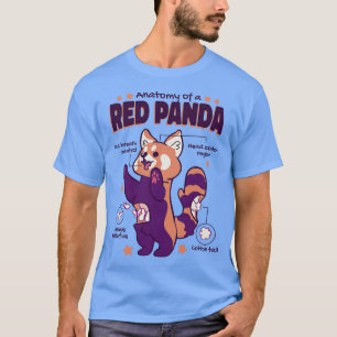 Anatomy Of A Red Panda 1 T-Shirt