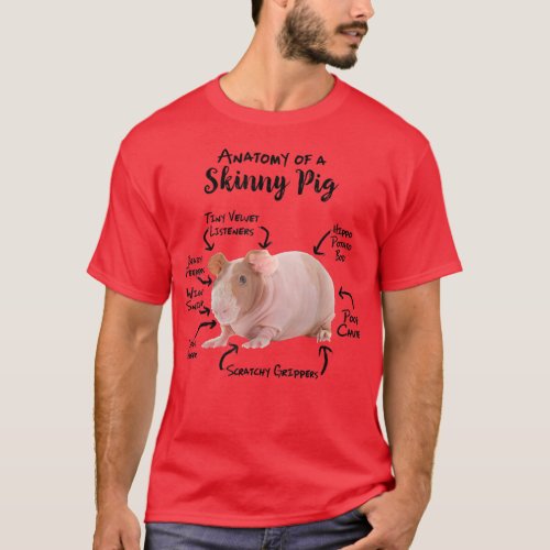 Anatomy of a Skinny Guinea Pig  T_Shirt