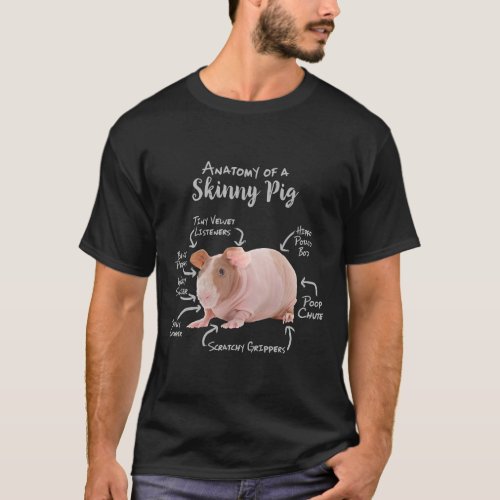 Anatomy of a Skinny Guinea Pig  T_Shirt