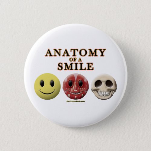 Anatomy of a Smile Pinback Button