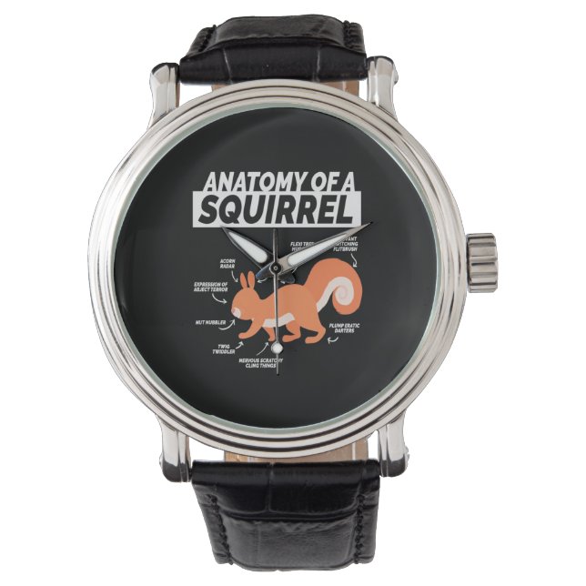 Anatomy Of A Squirrel Watch (Front)