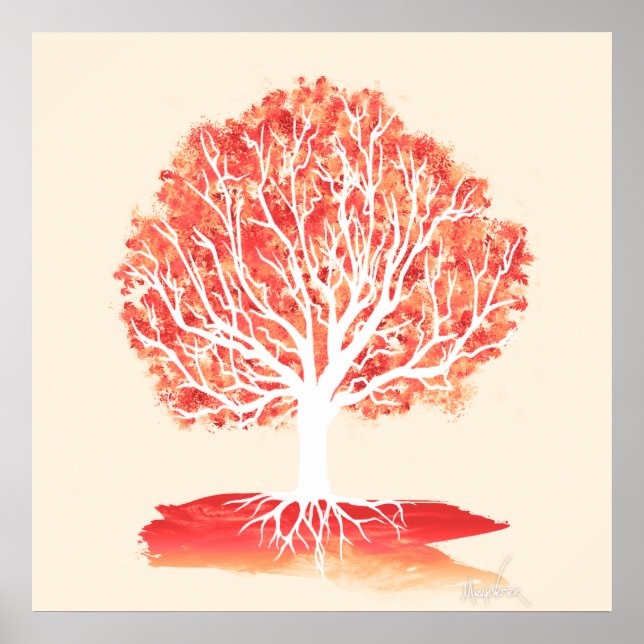 Anatomy of a tree. 24x24 poster (Front)