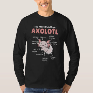Anatomy Of an Axolotl Sweet Axolotl Explanation  6 T-Shirt