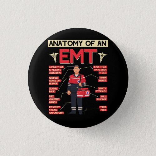 Anatomy Of An EMT Paramedic EMT EMS Health Care Em Button