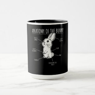 Anatomy Of Bunny - Cute Rabbit Pet Love Mug