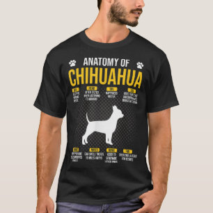 Anatomy Of Chihuahua Dog Lover T-Shirt