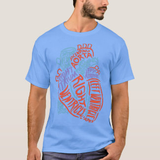 Anatomy Of Heart Anatomical Organ Doctor Gift T-Shirt