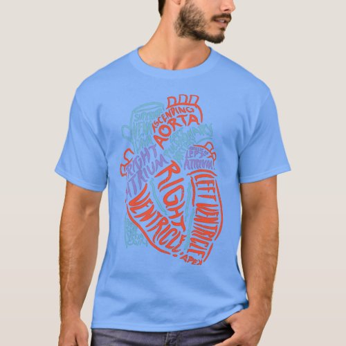 Anatomy Of Heart Anatomical Organ Doctor Gift T_Shirt