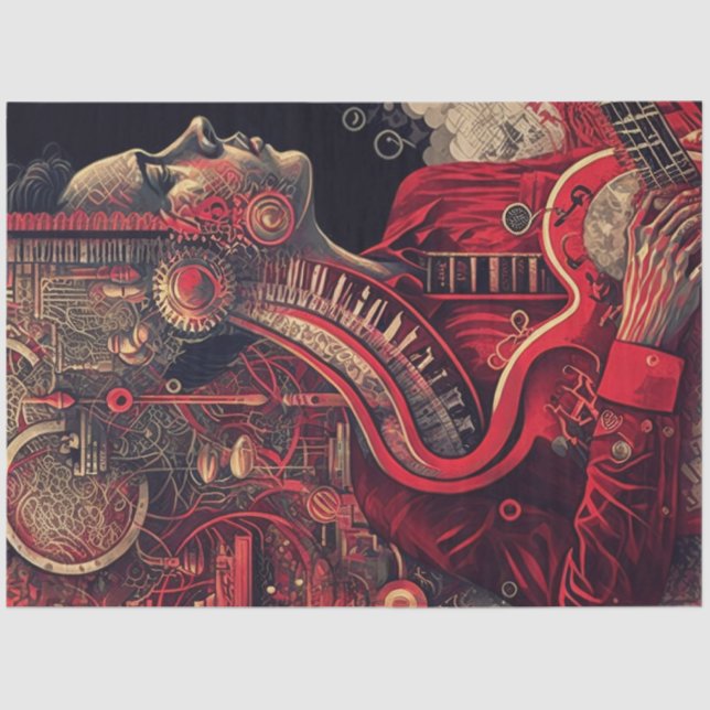 Anatomy of Music Series Design 12 Tissue Paper (Front)