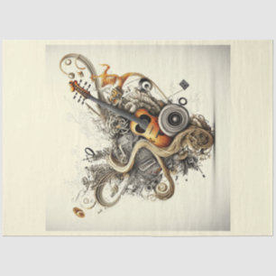 Anatomy of Music Series Design 2 Tissue Paper