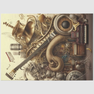 Anatomy of Music Series Design 3 Tissue Paper
