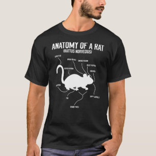 Anatomy of Rat rat and pet rat owners 1 T-Shirt