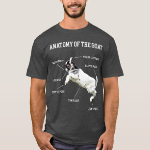 Anatomy Of The Goat Baby Kid Cute Animal Lover T-Shirt