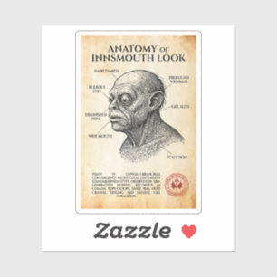 Anatomy of the Innsmouth Look – Internal Notes, 19 Sticker