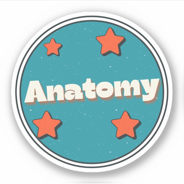 Anatomy Sticker (Front)