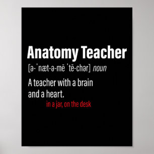 Anatomy Teacher Definition Science Teachers Poster