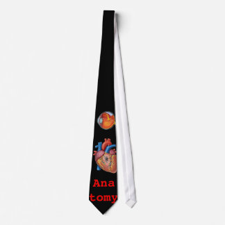 Anatomy tie- eye heart anatomy neck tie