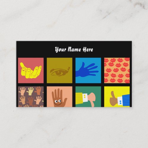 Anatomy Tile Wallpaper Your Name Here Business Card